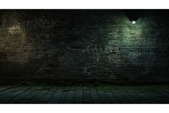 illuminated dark brickwall Product Image 1