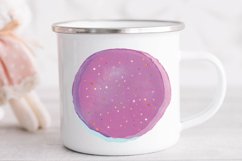 Watercolor and Glitter Brush Strokes in Pastel Colors Product Image 2