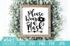 Wear A Mask Sign SVG Bundle - 4 Designs Mini Bundle Product Image 2