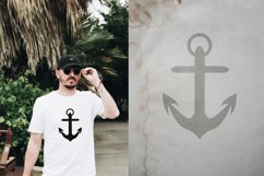 Anchor svg, Floral anchor svg, Nautical svg files for cricut Product Image 2