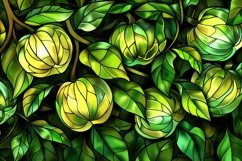 Green Leaves Texture Background Wallpaper Product Image 1