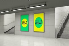 Subway Two Signage Mockup Product Image 1