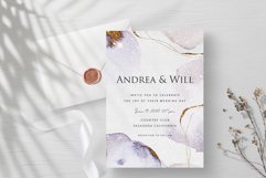 Gold Watercolor Shapes PNG Product Image 3