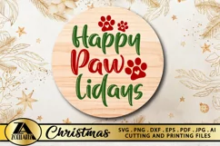 Christmas Ornament SVG PNG EPS DXF Animal Ornaments SVG Product Image 1