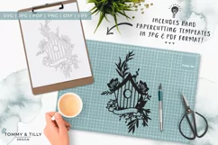 Birdhouse x 2 - Papercut Template SVG EPS DXF PNG PDF JPG Product Image 6