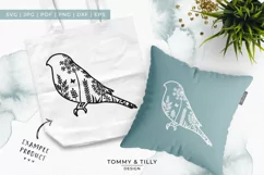 Bird Meadow Animal - Papercut Template SVG EPS DXF PNG Product Image 3