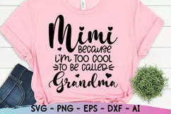 Mimi Svg, Grandmother Svg, Blessed Mimi Svg, Mothers Day Svg Product Image 3