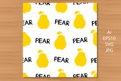 Pear. 6 Seamless patterns. Product Image 7
