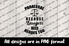 Funny Paralegal Sublimation File Product Image 1