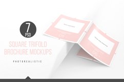Square Trifold Brochure Mockups Product Image 1