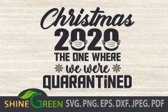 Christmas 2020 SVG with Mask - Quarantined Product Image 2