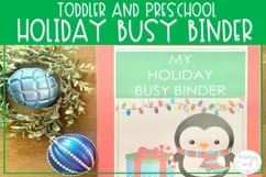 Holidays Busy Binder | Toddler and Preschool Activities Product Image 1