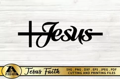 Jesus SVG PNG EPS DXF File BIBLE SVG Cross SVG GOD SVG Product Image 2