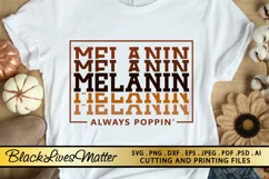Melanin SVG PNG EPS DXF Files for Cutting and Printing Product Image 1