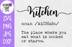 Kitchen Definition SVG - Funny Kitchen Definition - Decor Product Image 1