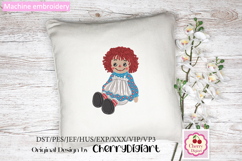 Vintage Raggedy Andy Machine Embroidery Design Product Image 2