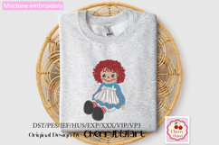 Vintage Raggedy Andy Machine Embroidery Design Product Image 3