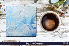 Christmas Square Coaster | Snowglobe | Winter Window Product Image 1