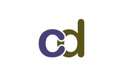 CD logo design vector template Product Image 1