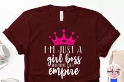 Just a girl building her empire - Women Empowerment EPS SVG Product Image 3