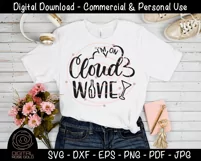I'm On Cloud Wine - Funny Wine SVG, Drinking Glass Party SVG Product Image 2