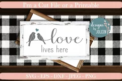 Love Lives Here | Love Birds Craft File Product Image 2