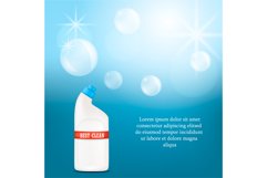 Best clean bottle detergent concept background Product Image 1