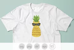 Cat in Sunglasses Svg, Pineapple Svg, Summer Cat svg Product Image 2