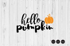 Hello Pumpkin SVG Product Image 1