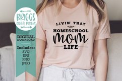 Homeschool Mom Life | Funny Mom Quarantine Shirt Product Image 1