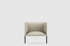 Isometric Arm Chair 3D isolated render Product Image 1