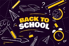 Blackboard Back to School Background Product Image 1