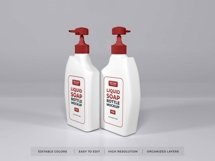 Liquid Soap Packaging Mockup Template Bundle Vol 2 Product Image 5