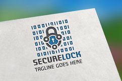Secure Lock Logo Product Image 1