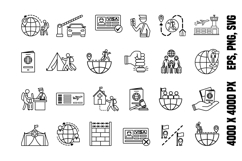 Line Migration Icons Product Image 1