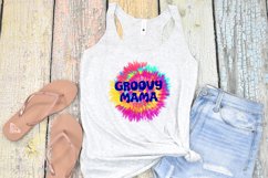 Groovy Mama Tie-Dye Sublimation Design | PNG for Sublimation Product Image 5