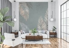 Wall mockup - Wallpaper mockup - Living room Product Image 2