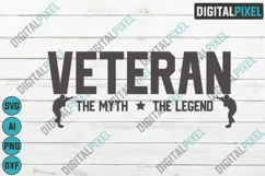 Veteran SVG PNG DXF Circut Cut Silhouette 3 Soldier SVG Product Image 1