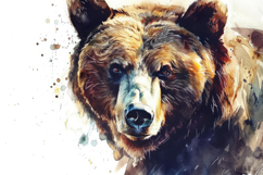 Watercolor Bear Background Wallpaper Product Image 1