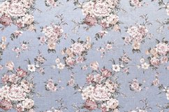 Valentines Gold Flowers Digital Paper Product Image 4