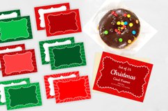 Blank Christmas Color Cards with Bracket Frames 24 PNG files Product Image 1