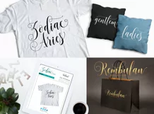 Sadhira Script Calligraphy Typeface - Free Font of The Week Product Image 5