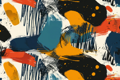 Abstract Colorful Paint Background Wallpaper Product Image 1