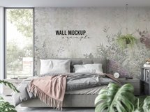Wall mockup - Wallpaper mockup Product Image 4