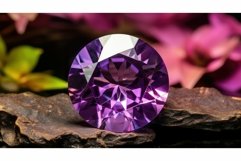 cut amethyst purple Product Image 1