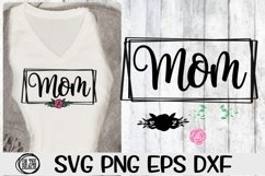 Mom - Floral - SVG PNG EPS DXF Product Image 1