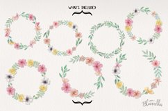 Pastels Florals Wreaths 7 Wreaths Watercolor Pretty Flowers Product Image 2