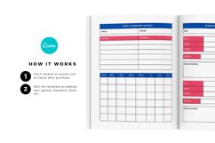 Homework Planner CUSTOMIZABLE CANVA TEMPLATE Product Image 3