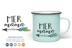 Mermaid - Mer Mama SVG Cut Files Product Image 1