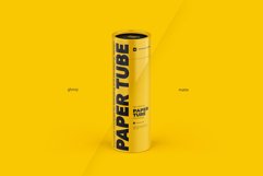 Closed Paper Tube Mockup 40x122mm Product Image 3